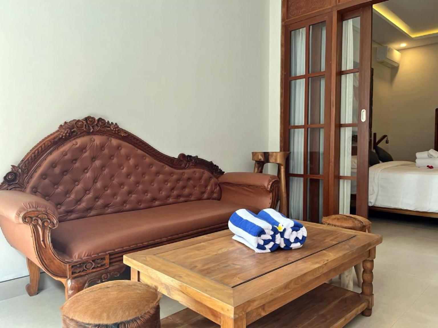Pondok Eka Wood أوبود الغرفة الصورة