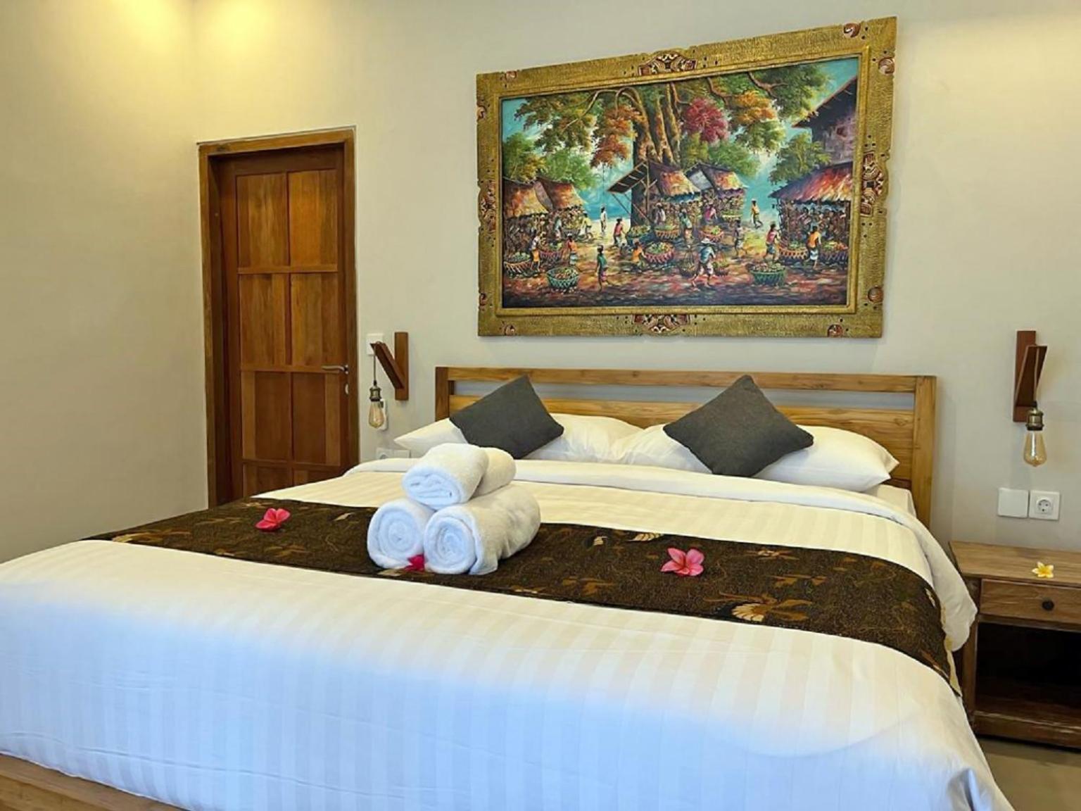Pondok Eka Wood أوبود الغرفة الصورة